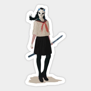 Highschool Kunoichi Sticker